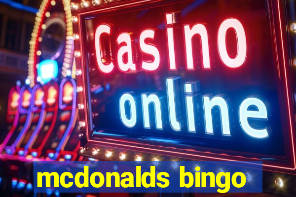 mcdonalds bingo