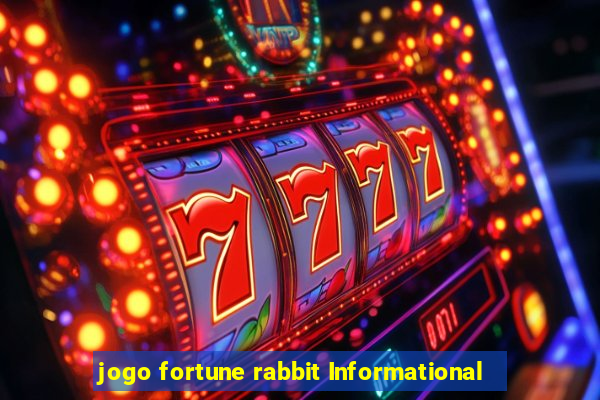 jogo fortune rabbit Informational