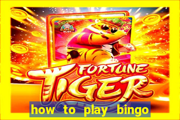 how to play bingo at home