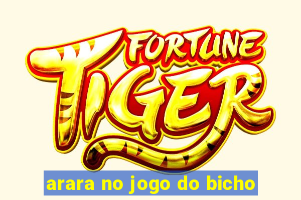 arara no jogo do bicho