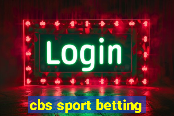 cbs sport betting