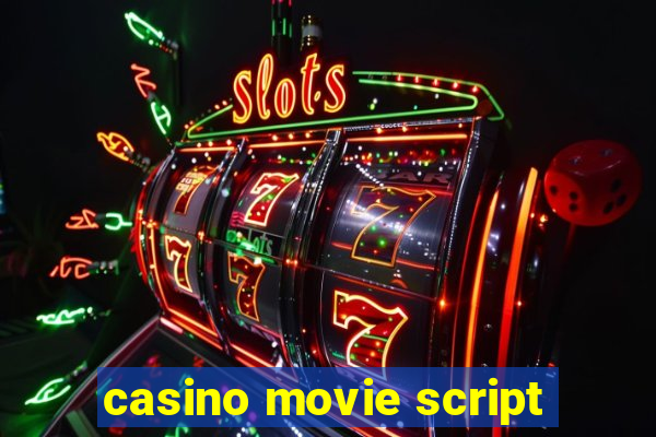 casino movie script