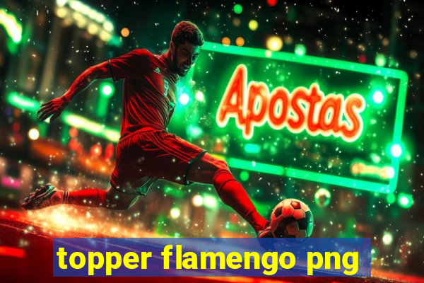 topper flamengo png