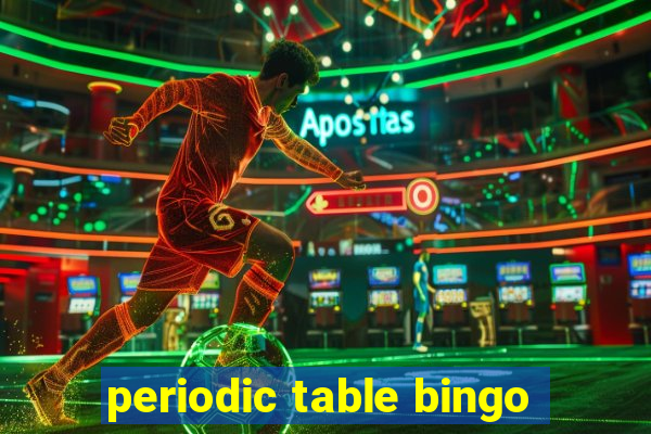 periodic table bingo