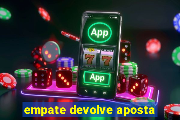 empate devolve aposta