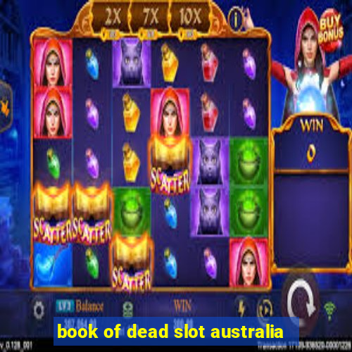 book of dead slot australia