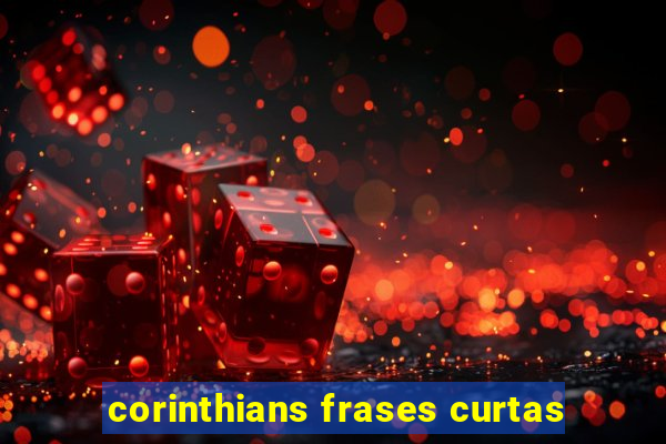 corinthians frases curtas