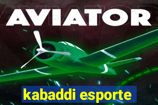 kabaddi esporte