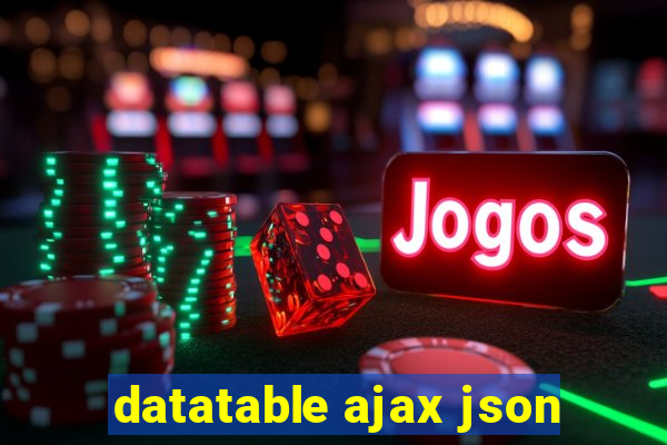 datatable ajax json