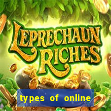 types of online casino games