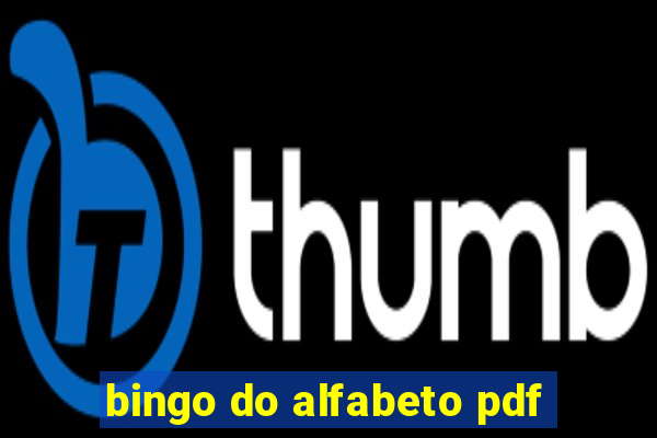 bingo do alfabeto pdf