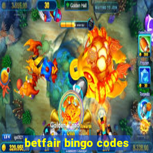 betfair bingo codes