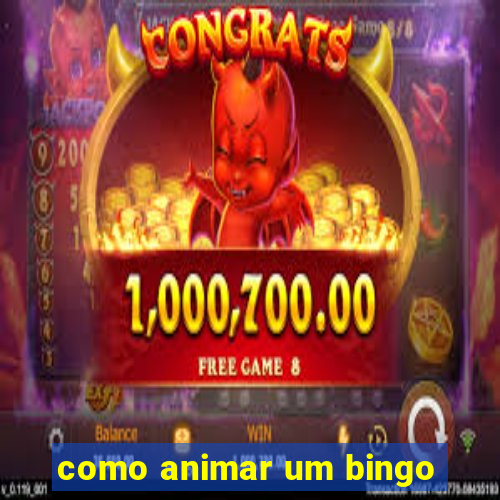 como animar um bingo