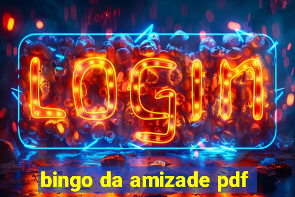 bingo da amizade pdf