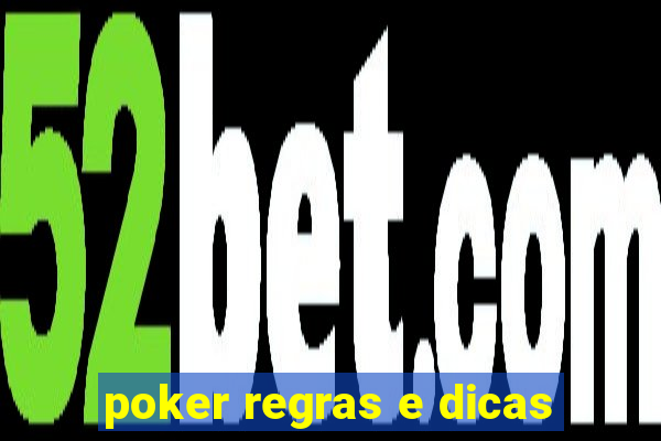 poker regras e dicas