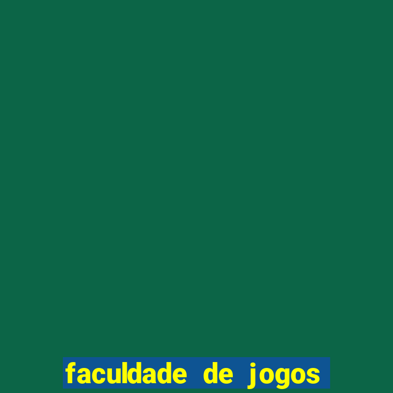 faculdade de jogos digitais ead