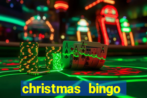 christmas bingo card generator