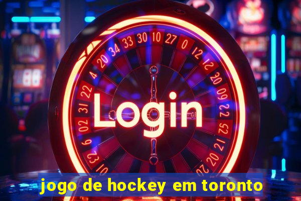 jogo de hockey em toronto