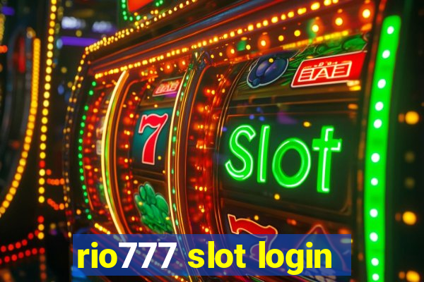 rio777 slot login