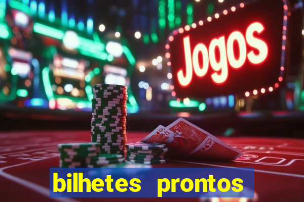 bilhetes prontos dos jogos de hoje