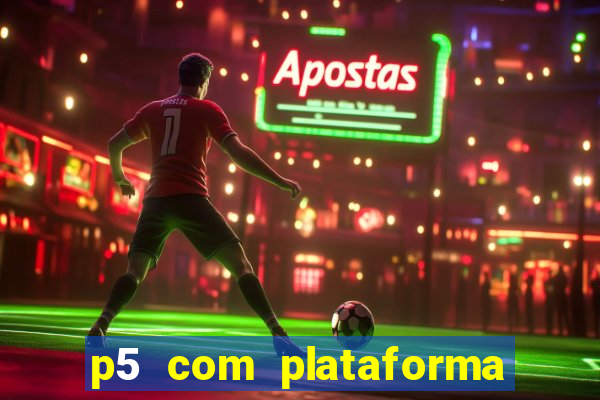 p5 com plataforma de jogos