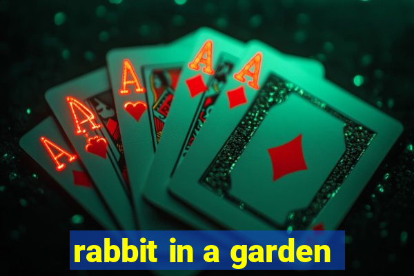 rabbit in a garden