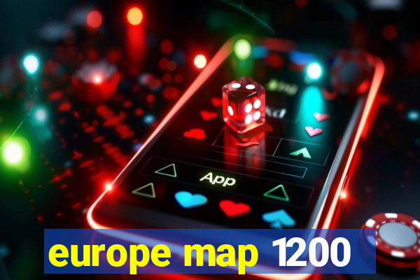 europe map 1200