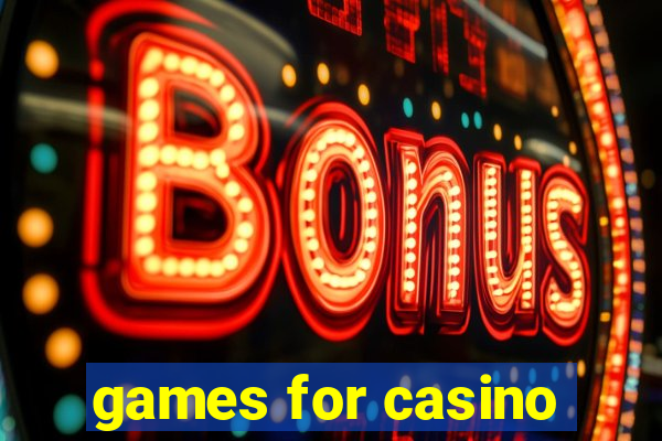 games for casino