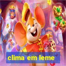 clima em leme