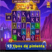 93 tipos de pimenta