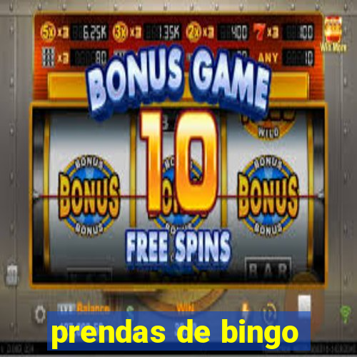 prendas de bingo