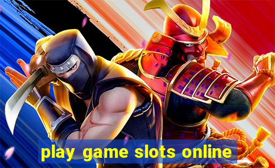 play game slots online