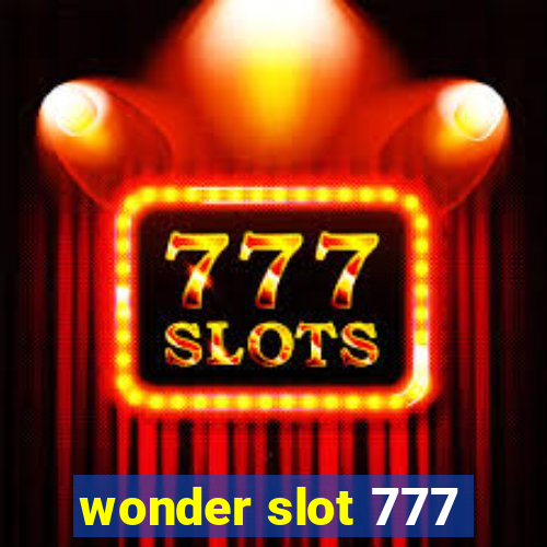 wonder slot 777