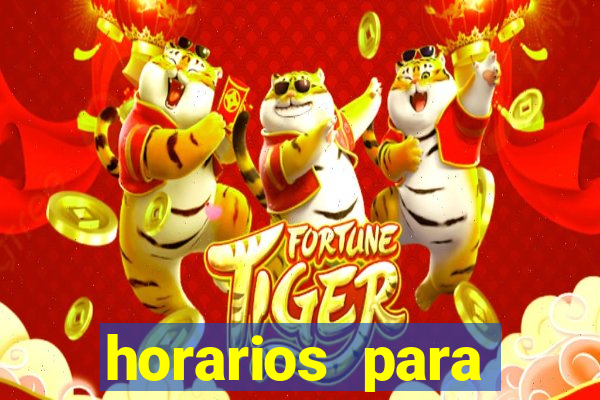 horarios para ganhar no fortune tiger