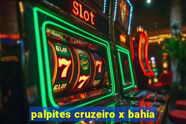 palpites cruzeiro x bahia