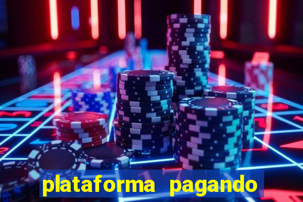 plataforma pagando jogo do tigre