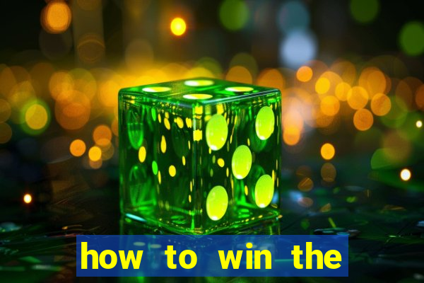 how to win the slot machine