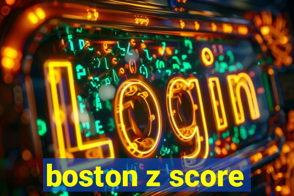 boston z score